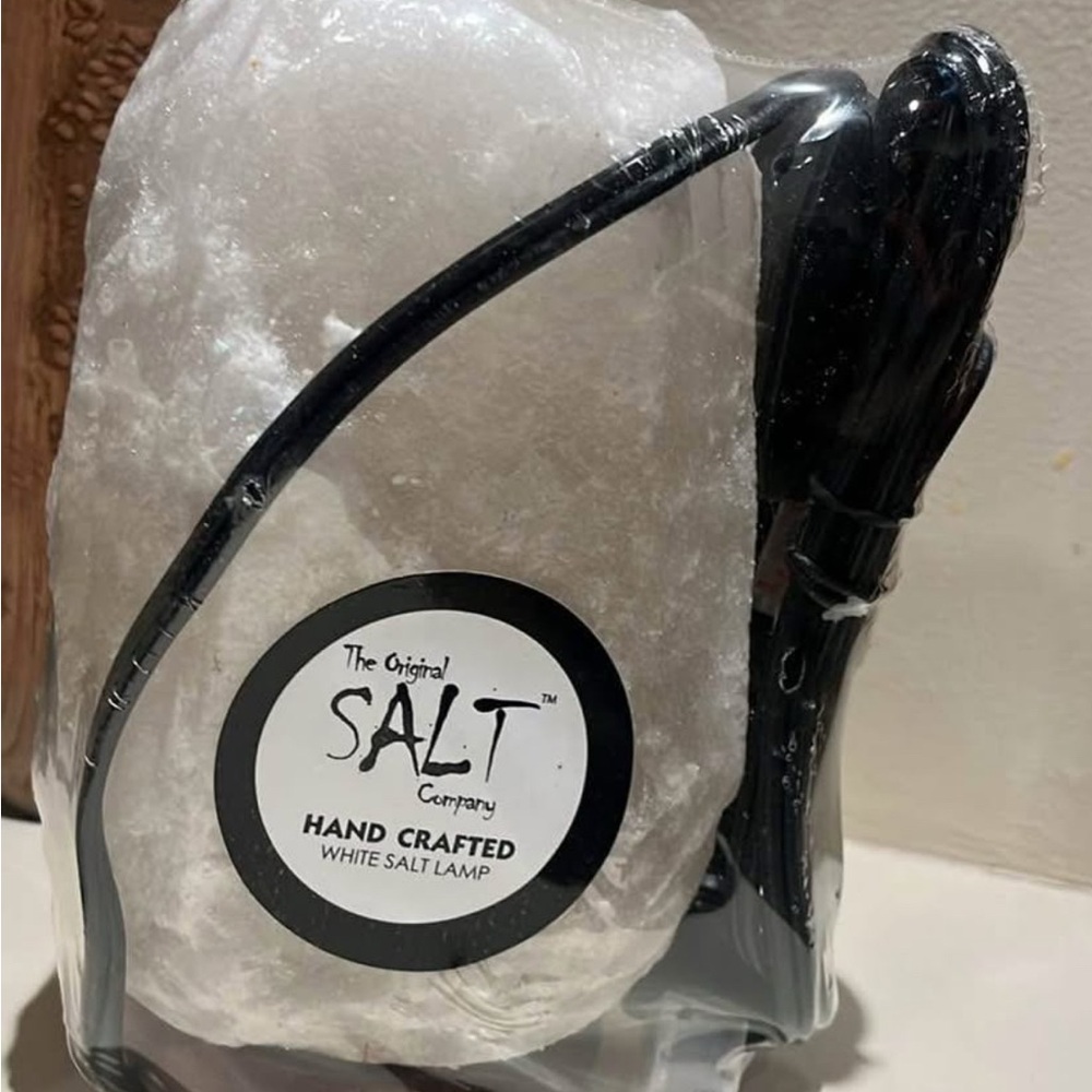 White Salt Lamp